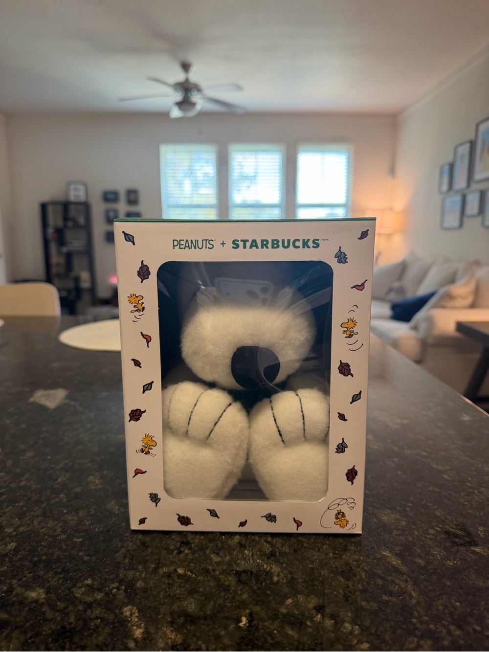 Peanuts x Starbucks White Snoopy Plush Collectible